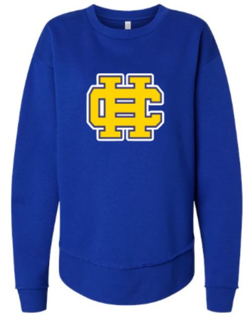 Ladies HC Logo LAT Fleece Crewneck Sweatshirt (HCC)