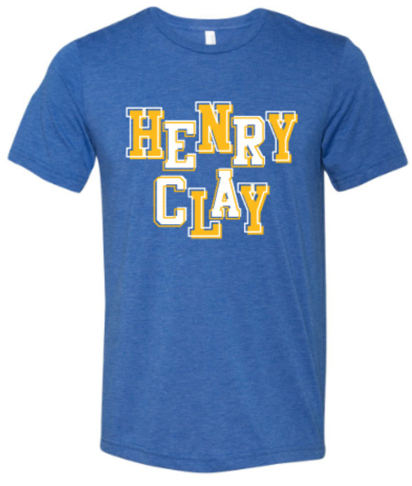 Adult Henry Clay Short Sleeve Bella + Canvas Triblend Tee