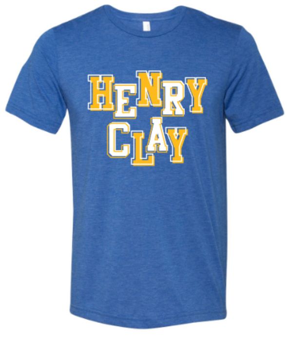 Adult Henry Clay Short Sleeve Bella + Canvas Triblend Tee