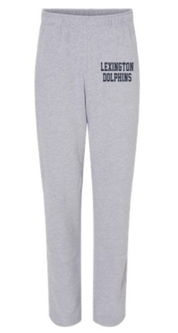 Adult Lexington Dolphins Bella + Canvas Sponge Fleece Straight Leg Sweatpants (LEXD)