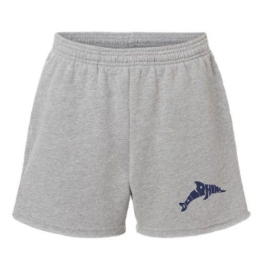 Women's Dolphin Bella + Canvas Cut Off Fleece Shorts (LEXD)