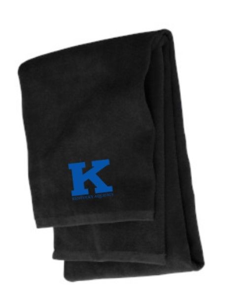 Port Authority® Beach Towel with Embroidered K Kentucky Aquatics Logo (KA)
