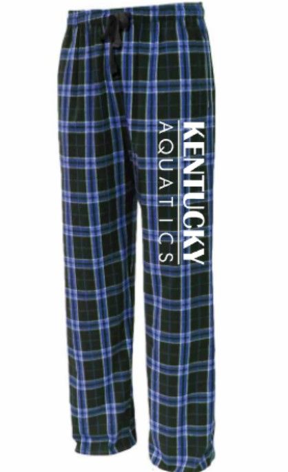 Youth or Adult Kentucky Aquatics Flannel Pants (KA)