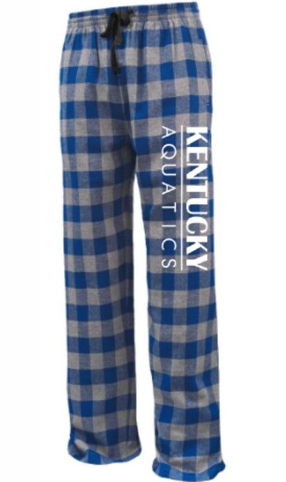 Youth or Adult Kentucky Aquatics Flannel Pants (KA)