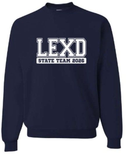 Youth LEXD State Team 2026 NuBlend® Crewneck Sweatshirt (LEXD)