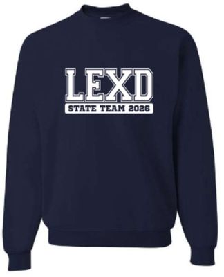 Adult LEXD State Team 2026 NuBlend® Crewneck Sweatshirt (LEXD)