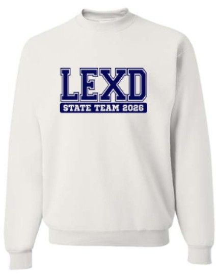 Adult LEXD State Team 2026 NuBlend® Crewneck Sweatshirt (LEXD)