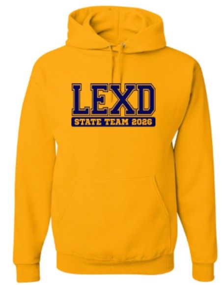 Adult LEXD State Team 2026 NuBlend® Hooded Sweatshirt (LEXD)