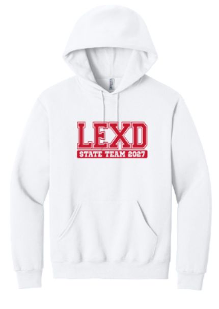 Adult LEXD State Team 2027 NuBlend® Hooded Sweatshirt (LEXD)