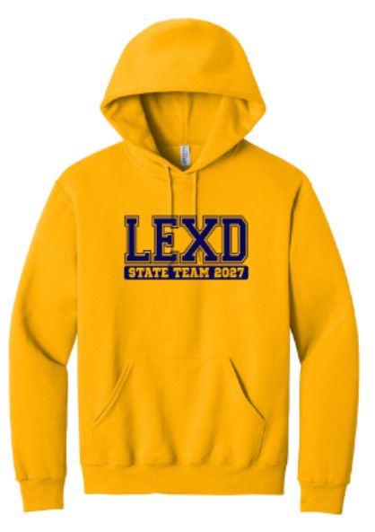 Adult LEXD State Team 2027 NuBlend® Hooded Sweatshirt (LEXD)