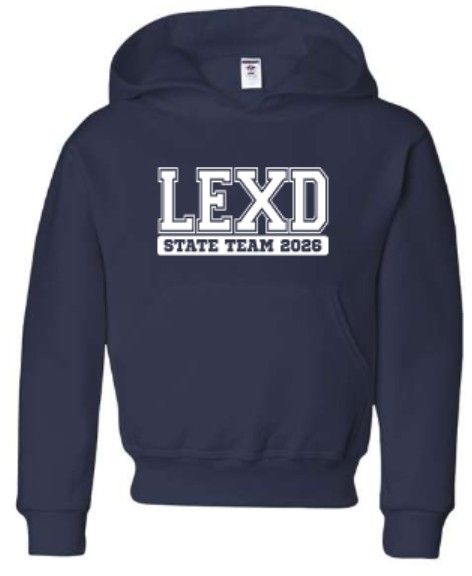 Youth LEXD State Team 2026 NuBlend® Hooded Sweatshirt (LEXD)