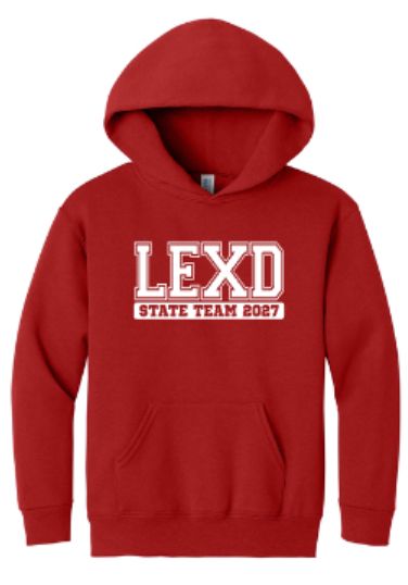 Youth LEXD State Team 2027 NuBlend® Hooded Sweatshirt (LEXD)