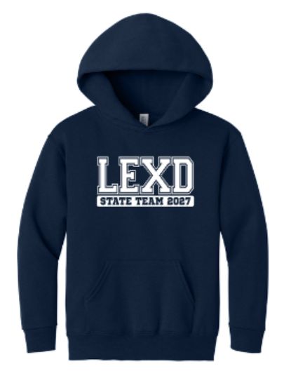 Youth LEXD State Team 2027 NuBlend® Hooded Sweatshirt (LEXD)