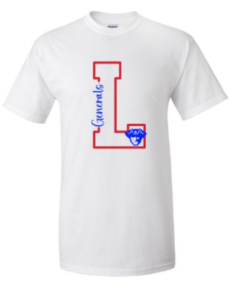 Adult L Generals Short or Long Sleeve Tee