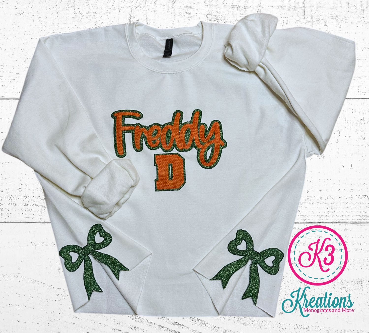 Adult Freddy D Side Bow Crewneck Sweatshirt