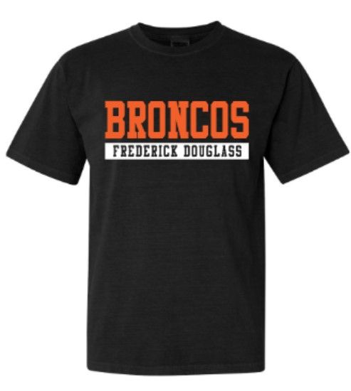 Adult Broncos Frederick Douglass Comfort Colors Garment-Dyed Heavyweight Tee