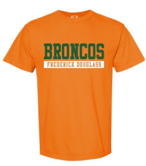 Adult Broncos Frederick Douglass Comfort Colors Garment-Dyed Heavyweight Tee