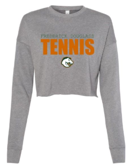 Ladies Frederick Douglass Tennis Crop Crew Fleece (FDT)