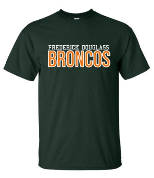 Adult Frederick Douglass Broncos Short or Long Sleeve Tee