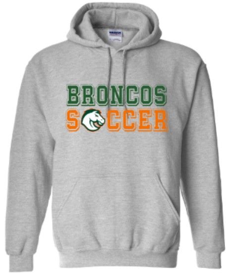 Youth or Adult Broncos Soccer Sweatshirt (FDGS)