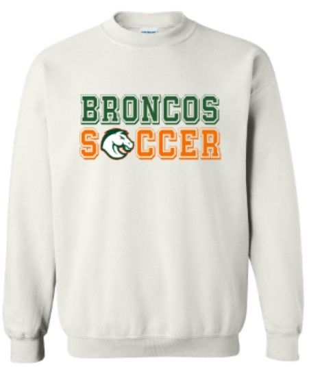 Youth or Adult Broncos Soccer Sweatshirt (FDGS)