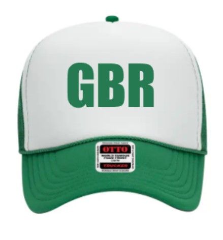 Otto 5 Panel Mid Profile Mesh Back Trucker Hat with Choice of Greenbrier Logo