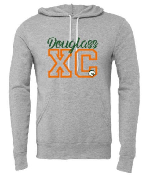 Adult Douglass XC Bella + Canvas Sponge Fleece Hooded Sweatshirt (FDXC)