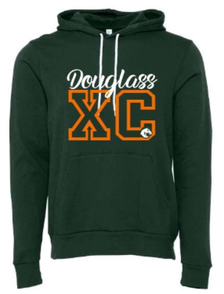 Adult Douglass XC Bella + Canvas Sponge Fleece Hooded Sweatshirt (FDXC)