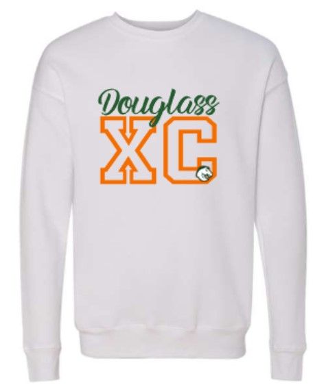 Adult Douglass XC Bella + Canvas Sponge Fleece Drop Shoulder Crewneck Sweatshirt (FDXC)