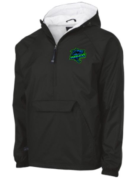 Youth Full Color Embroidered Wahoo Charles River Classic Solid Pullover (WWR)