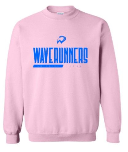 Adult Waverunners Swimming 2026 Gildan Heavy Blend Crewneck OR Hooded Sweatshirt (WWR)