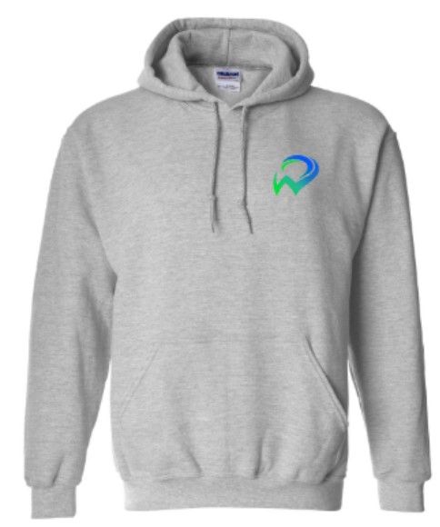 Youth or Adult Left Chest W Gildan Heavy Blend Hooded Sweatshirt (WWR)