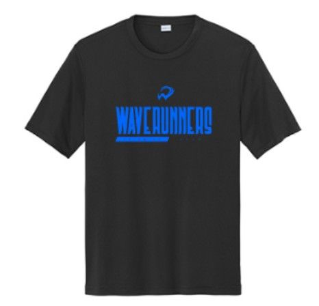 Ladies or Mens Waverunners Swimming 2026 Sport-Tek® PosiCharge® Competitor™ Tee (WWR)