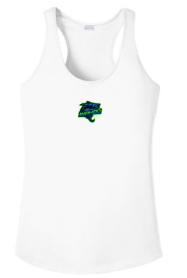 Ladies Full Color Small Wahoo Sport-Tek® PosiCharge® Competitor™ Racerback Tank (WWR)