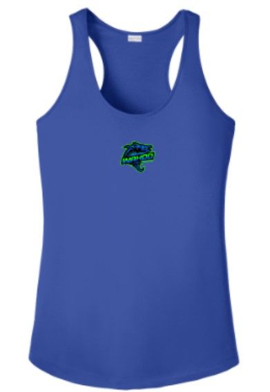 Ladies Full Color Small Wahoo Sport-Tek® PosiCharge® Competitor™ Racerback Tank (WWR)