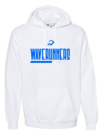 Adult Waverunners Swimming 2026 Comfort Colors Garment-Dyed Hooded Sweatshirt (WWR)