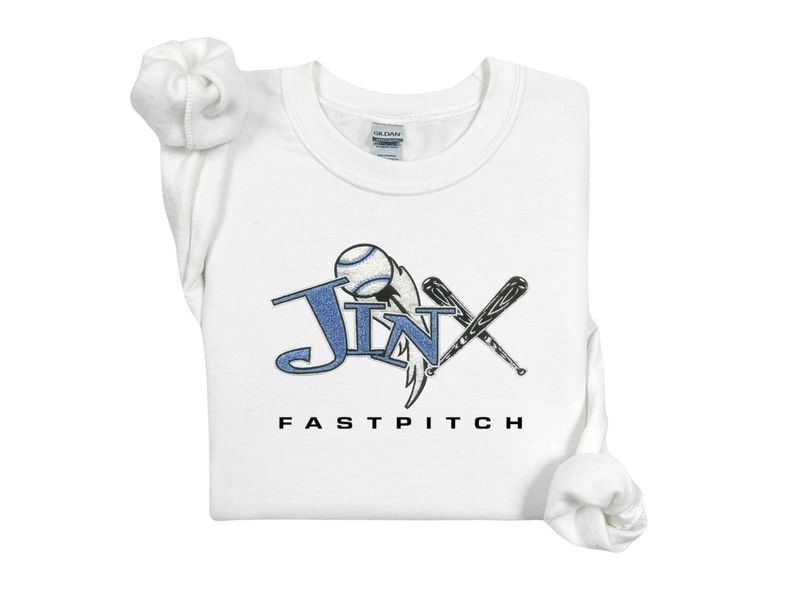 Adult Jinx Logo Chenille Patch Gildan Sweatshirt (JFP)