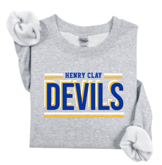 Adult Henry Clay Devils Gildan Sweatshirt (HCDT)
