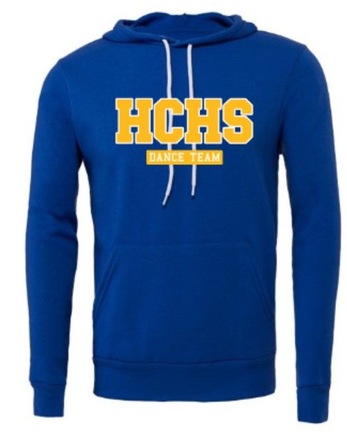Adult HCHS Dance Team Bella + Canvas Sponge Fleece Hoodie (HCDT)