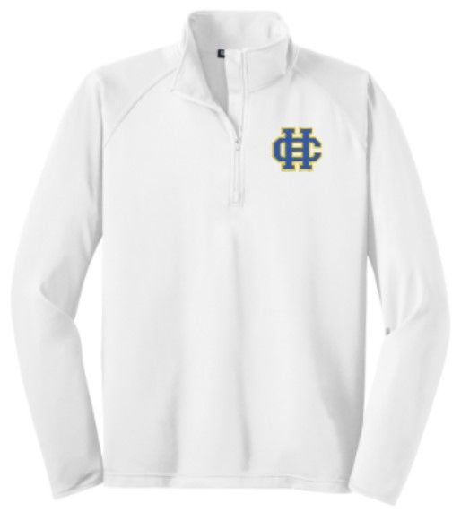 Adult Sport-Tek® Sport-Wick® Stretch 1/2-Zip Pullover with Embroidered HC Logo (HCDT)