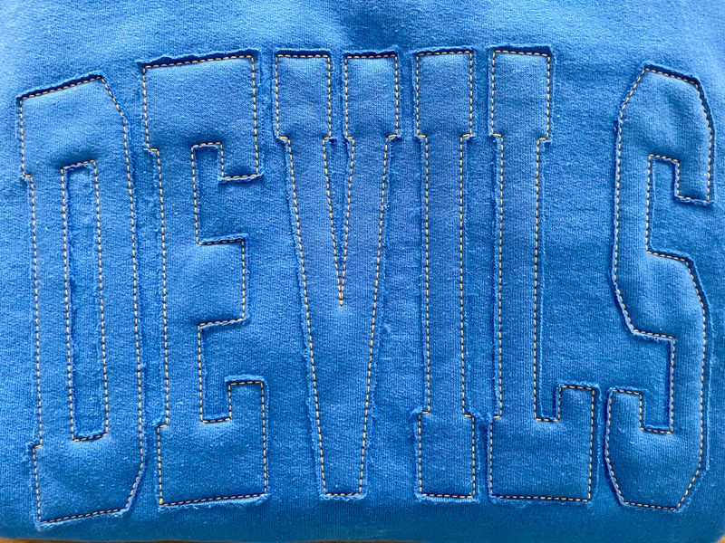 Adult Devils Outline Gildan Sweatshirt (HCDT)