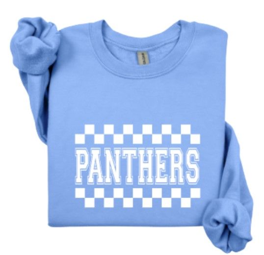 Youth Checkered Panthers Sweatshirt (EJHDT)