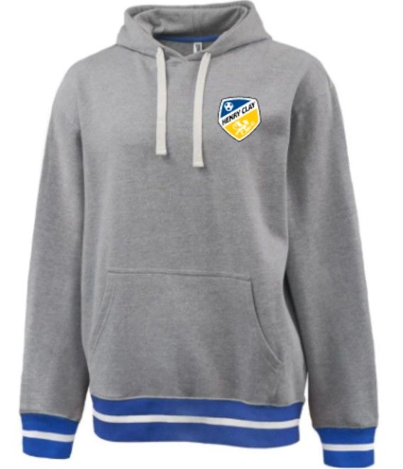 Adult Stadium Hooded Sweatshirt with Left Chest Embroidered HC Soccer Crest (HCGS)