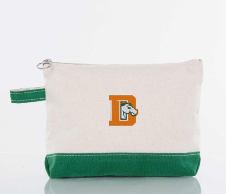 Douglass Logo Canvas Makeup Bag (FDDT)