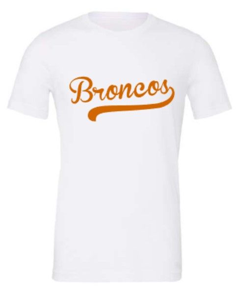 Adult Broncos Bella + Canvas CVC Jersey Tee