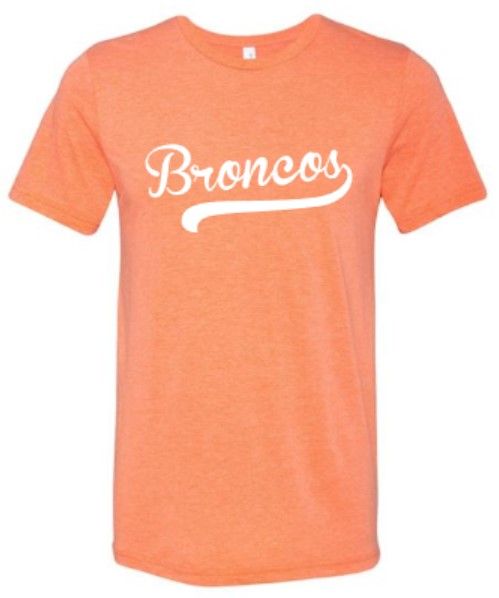 Adult Broncos Bella + Canvas CVC Jersey Tee