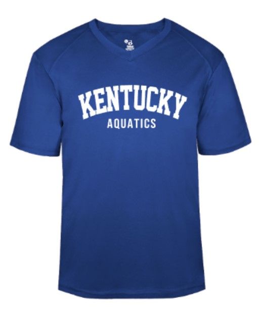 Adult Kentucky Aquatics Badger Sport® B-Core V-Neck Tee (KA)