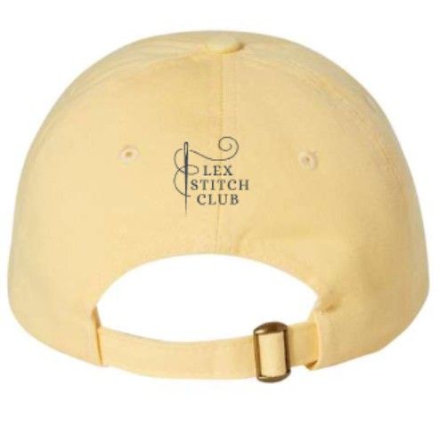 Ask Me About My Needlepoint Bio-Washed Classic Dad Hat (LSC)