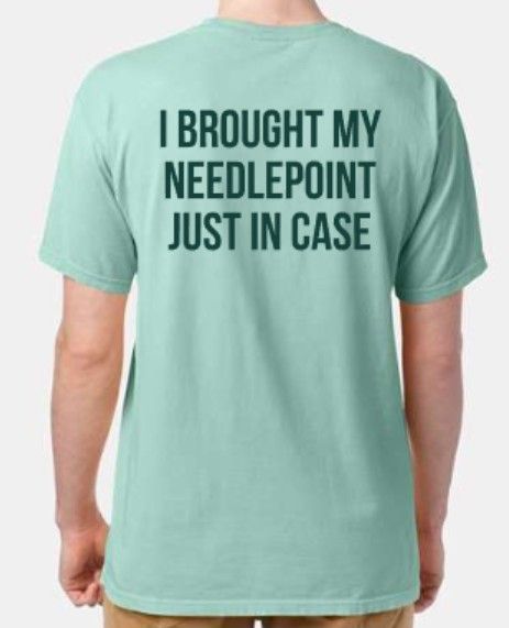 Adult I Brought My Needlepoint ComfortWash Garment-Dyed Tee (LSC)