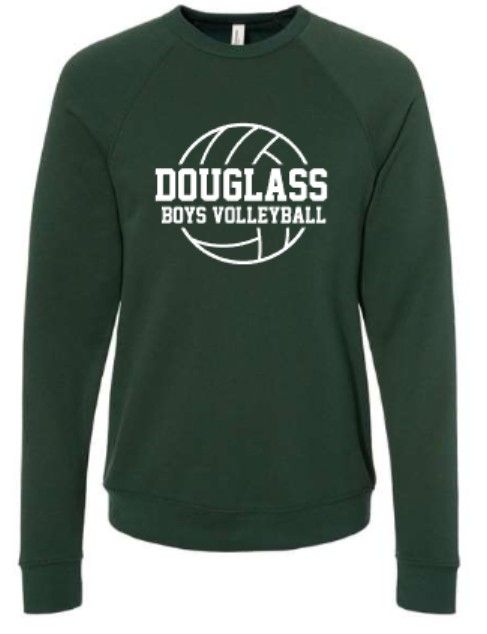 Adult Douglass Boys Volleyball Bella + Canvas Sponge Fleece Sweatshirt (FDBV)
